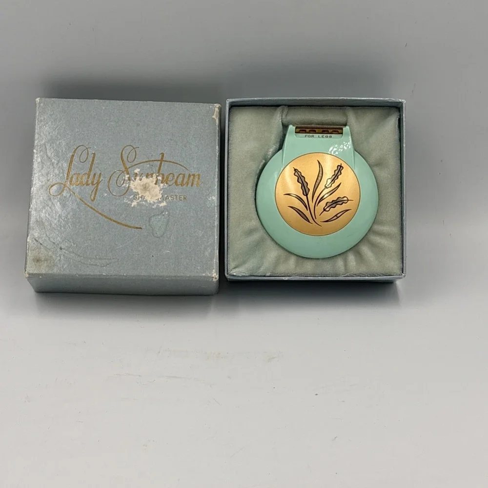 Lady Sunbeam ShaveMaster Shaver Model LS1 Turquoise with Box